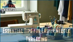 essential tips for easier needle threading
