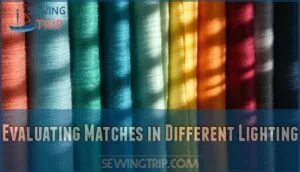 evaluating matches in different lighting