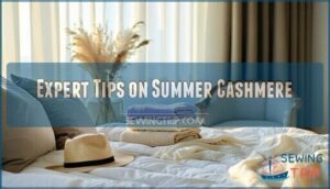 expert tips on summer cashmere