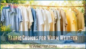 fabric choices for warm weather