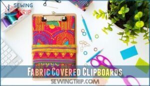 fabric covered clipboards