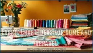 fabric craft ideas for home and apparel