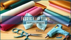 fabric hair bows