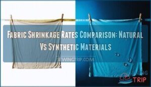 Fabric shrinkage rates comparison