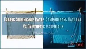 Fabric shrinkage rates comparison