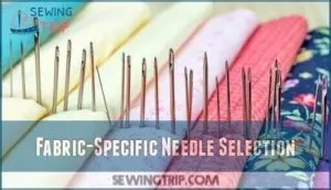 fabric-specific needle selection