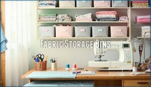 fabric storage bins