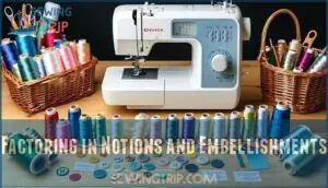 factoring in notions and embellishments
