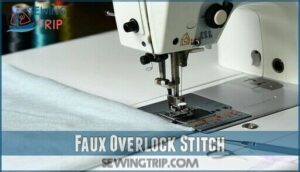 faux overlock stitch