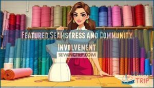 featured seamstress and community involvement