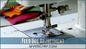 feed dog adjustment