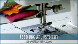 feed dog adjustment