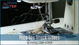 feed dog stuck issues