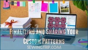 finalizing and sharing your custom patterns