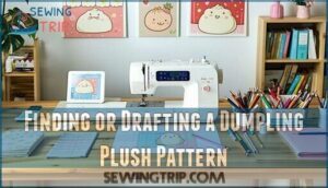 finding or drafting a dumpling plush pattern