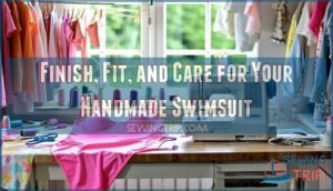 finish, fit, and care for your handmade swimsuit