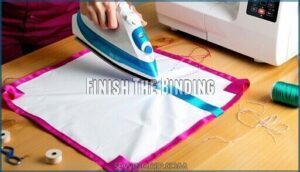 finish the binding