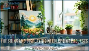 finishing and displaying needlepoint projects