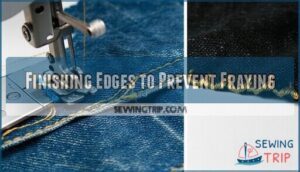 finishing edges to prevent fraying finishing edges to prevent fraying