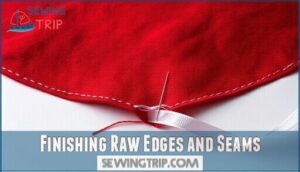 finishing raw edges and seams