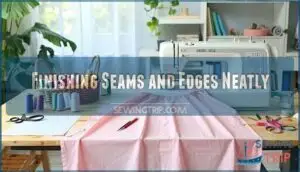 finishing seams and edges neatly