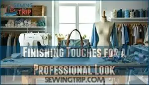finishing touches for a professional look