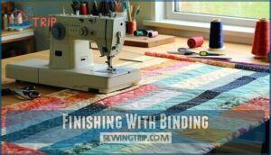 finishing with binding
