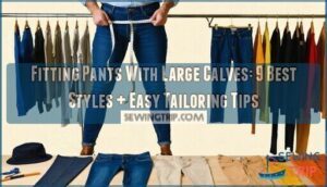 fitting pants with large calves