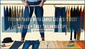 fitting pants with large calves