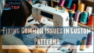 fixing common issues in custom patterns
