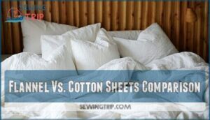 flannel vs. cotton sheets comparison