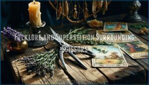 folklore and superstition surrounding scissors