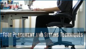 foot placement and sitting techniques