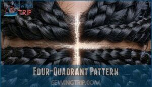 four-quadrant pattern