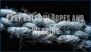 fray rates in ropes and webbing