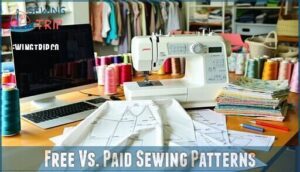 free vs. paid sewing patterns
