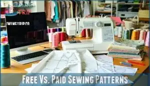 free vs. paid sewing patterns