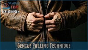 gentle pulling technique