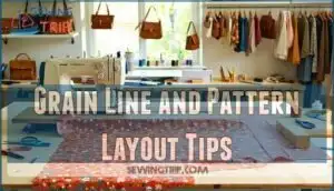 grain line and pattern layout tips