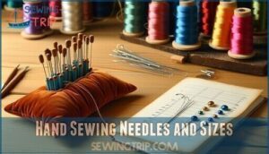 hand sewing needles and sizes