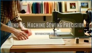 hand vs. machine sewing precision