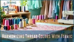 harmonizing thread colors with fabric