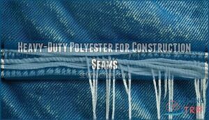 heavy-duty polyester for construction seams