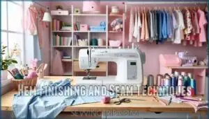 hem finishing and seam techniques