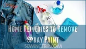 home remedies to remove spray paint