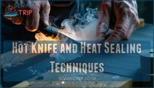 hot knife and heat sealing techniques