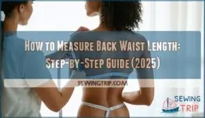 how do you measure back waist length