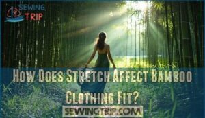 how does stretch affect bamboo clothing fit