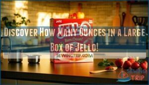 how many ounces is a large box of jello