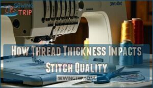 how thread thickness impacts stitch quality